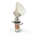 Inhaler made from vacuformed styrene, acrylic, and machined aluminum