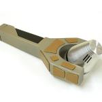 Made from wood, styrene, and custom machined aluminum