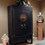 Custom designed and hand made armoire 